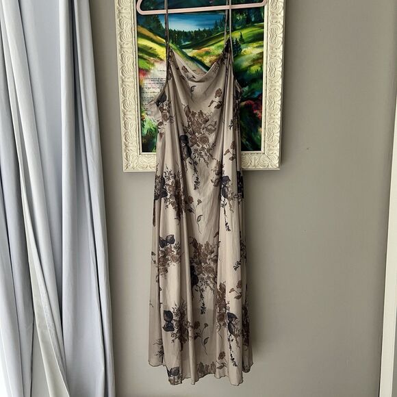 Slip Dress Women’s Y2K Slinky Strap Dress Plus Size 3X Fairy Cowl Neck - Picture 2 of 8